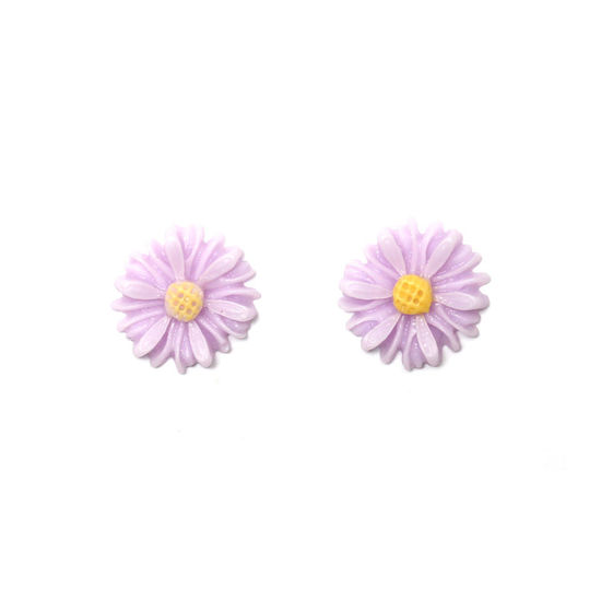 Violette Gänseblümchen